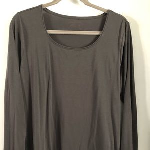 Coldwater Creek grey long sleeve shirt